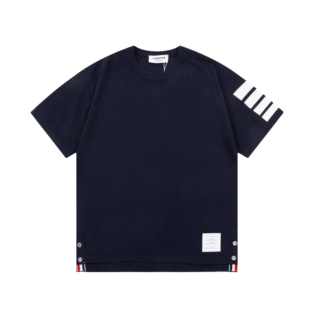 Thom Browne ➡️ POLO ， Retro Same Style Versatile : Size：M-3XL